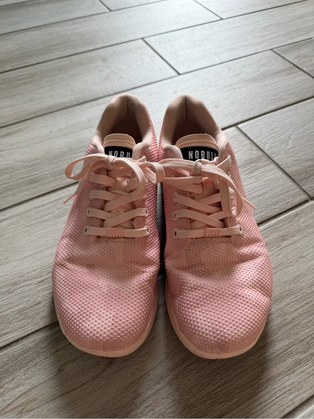 NOBULL Pink Knit Athletic Trainer